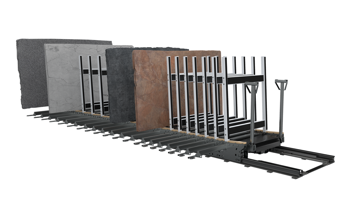 Donatoni MS-S Semi-Automatic Slab Warehouse